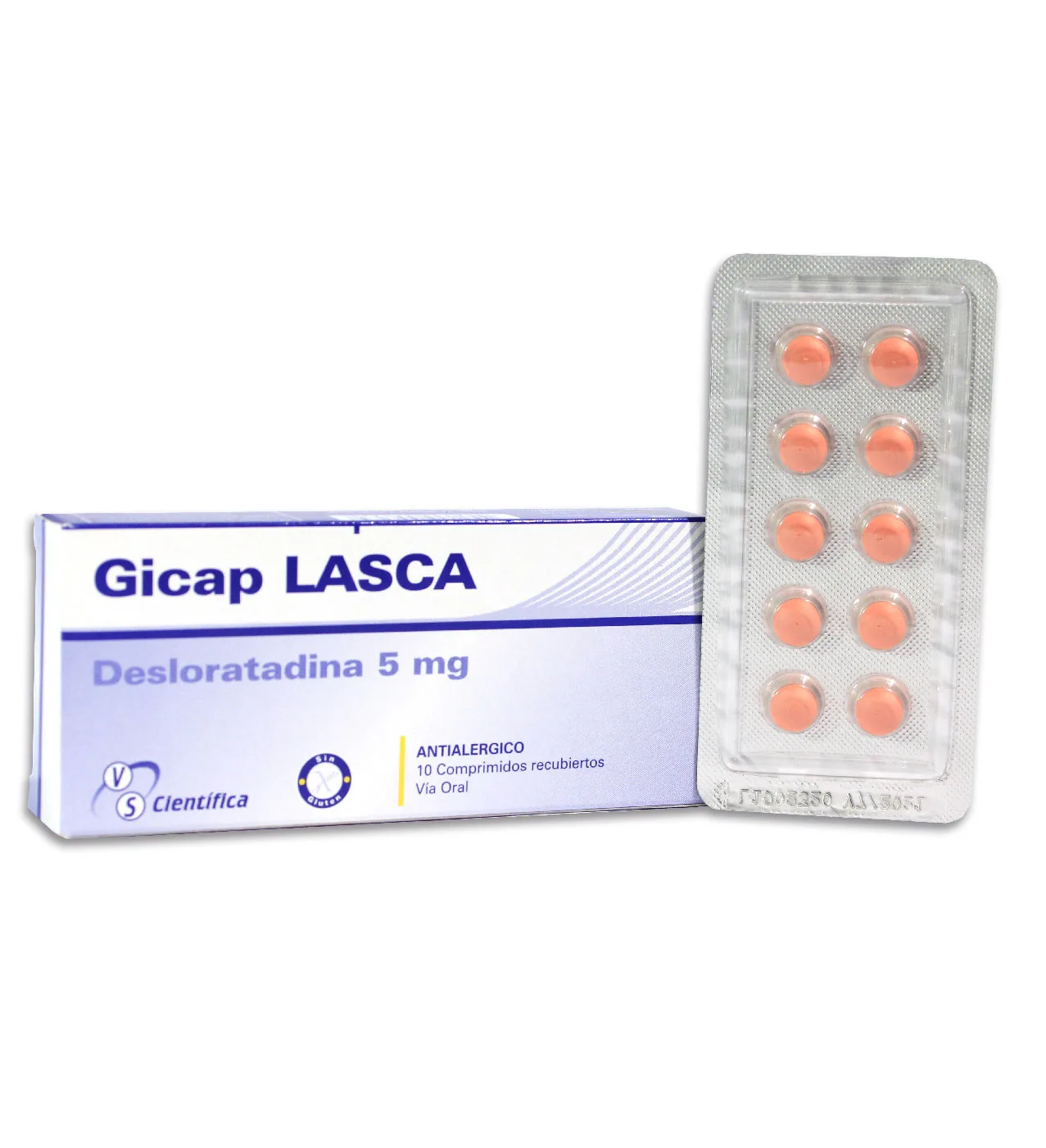 Gicap 5mg - 10 Comprimidos