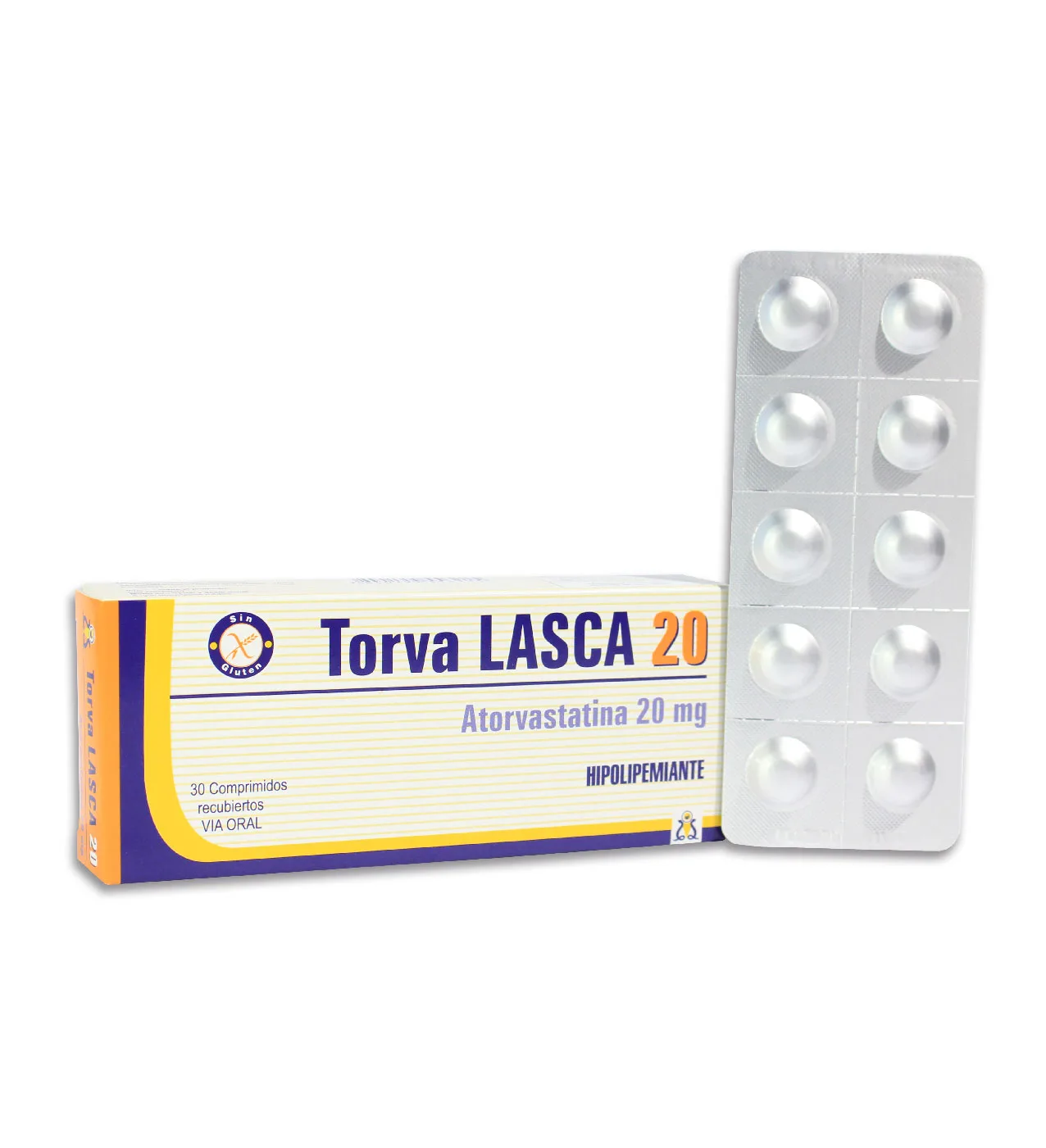 Torva 20mg 30 comprimidos
