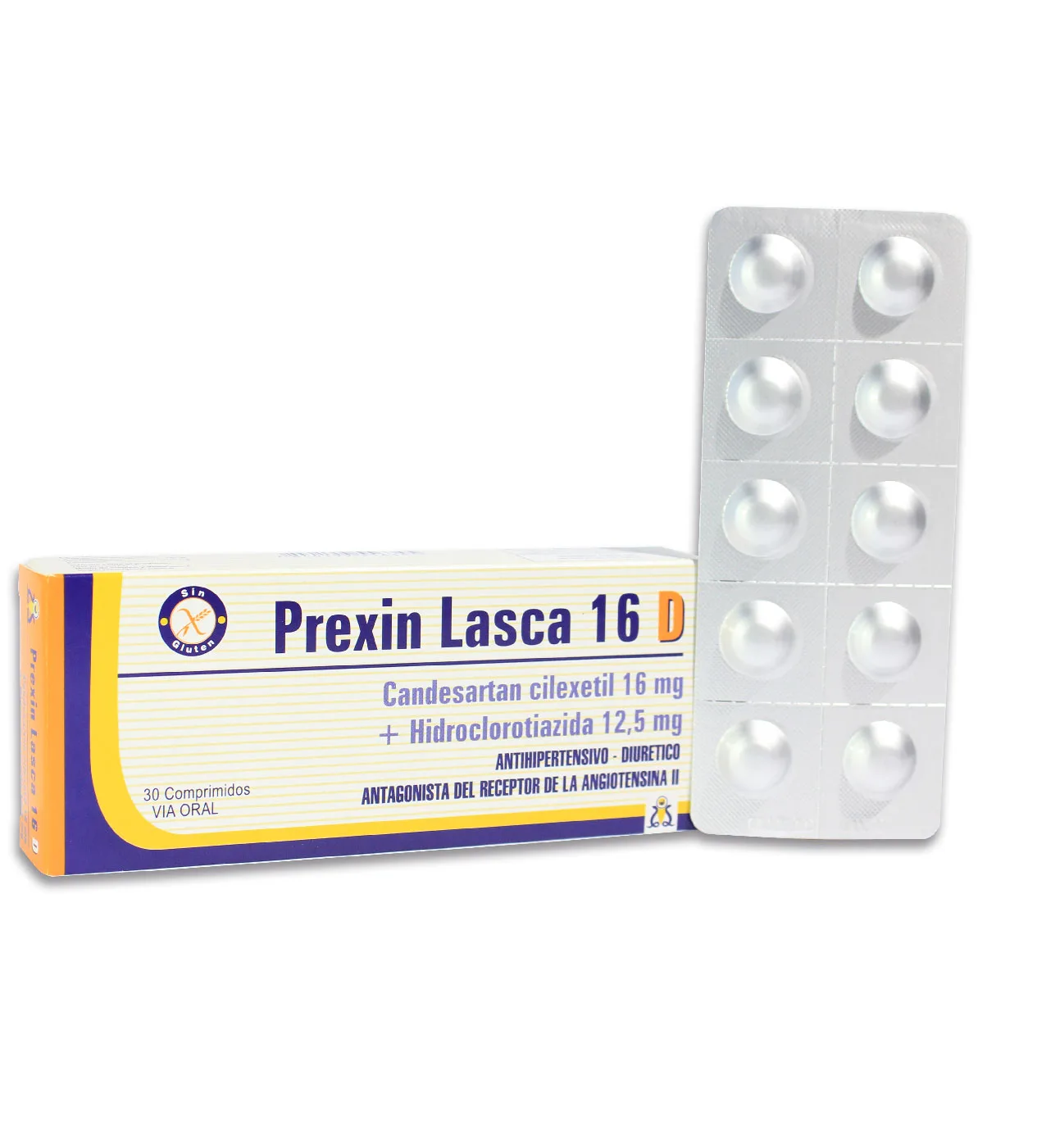 Prexin 16D 30 comprimidos