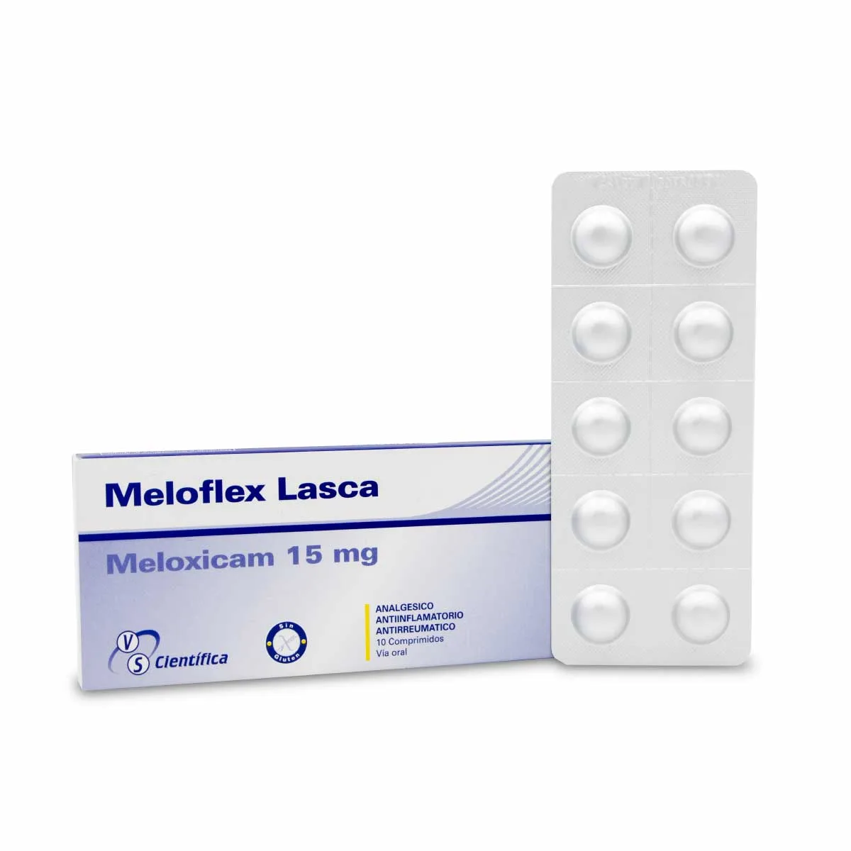Meloflex 15 mg 10 comprimidos