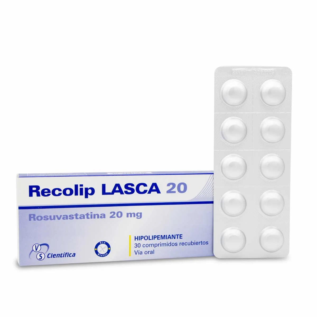 Recolip 20 mg 30 comprimidos