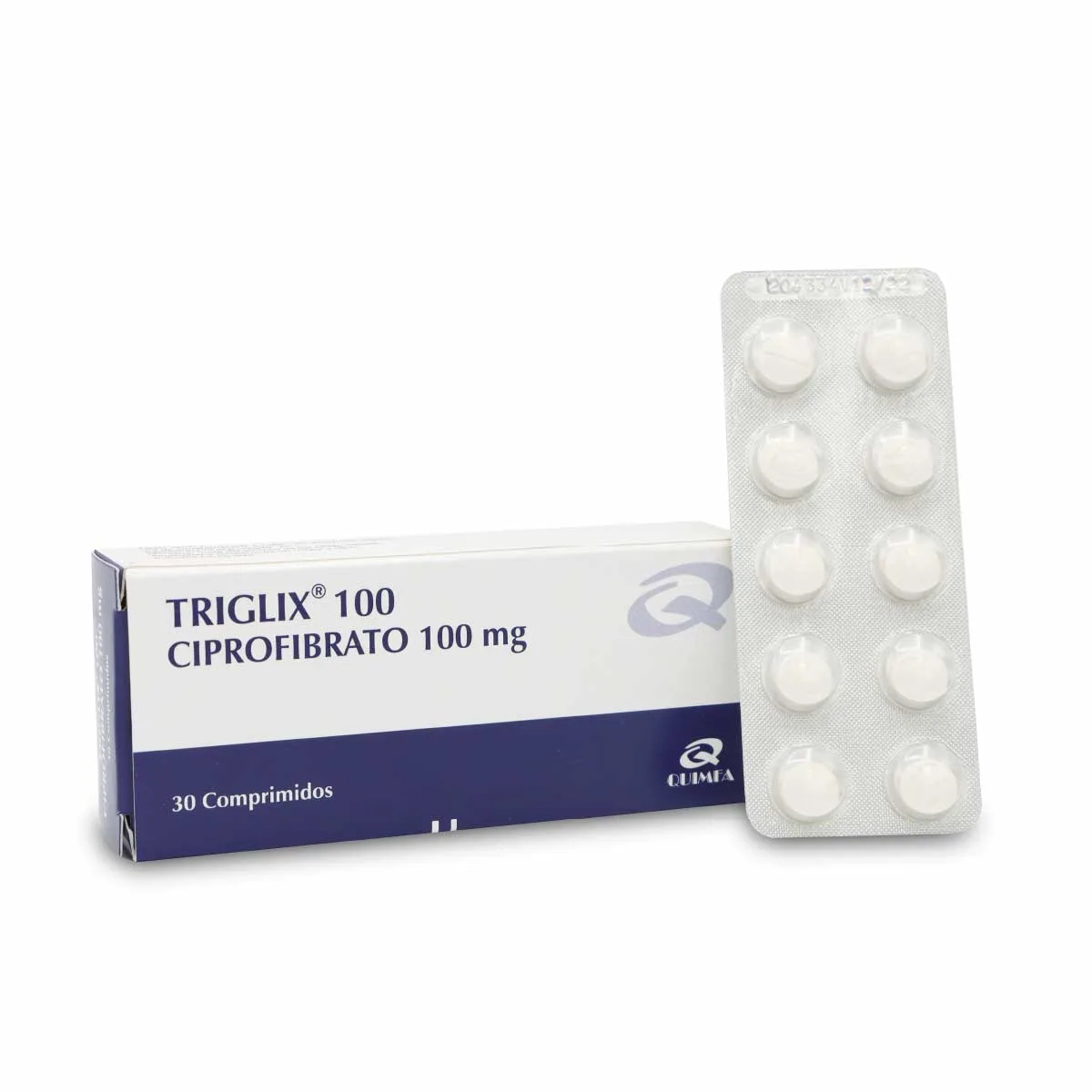 Triglix 100 mg 30 comprimidos